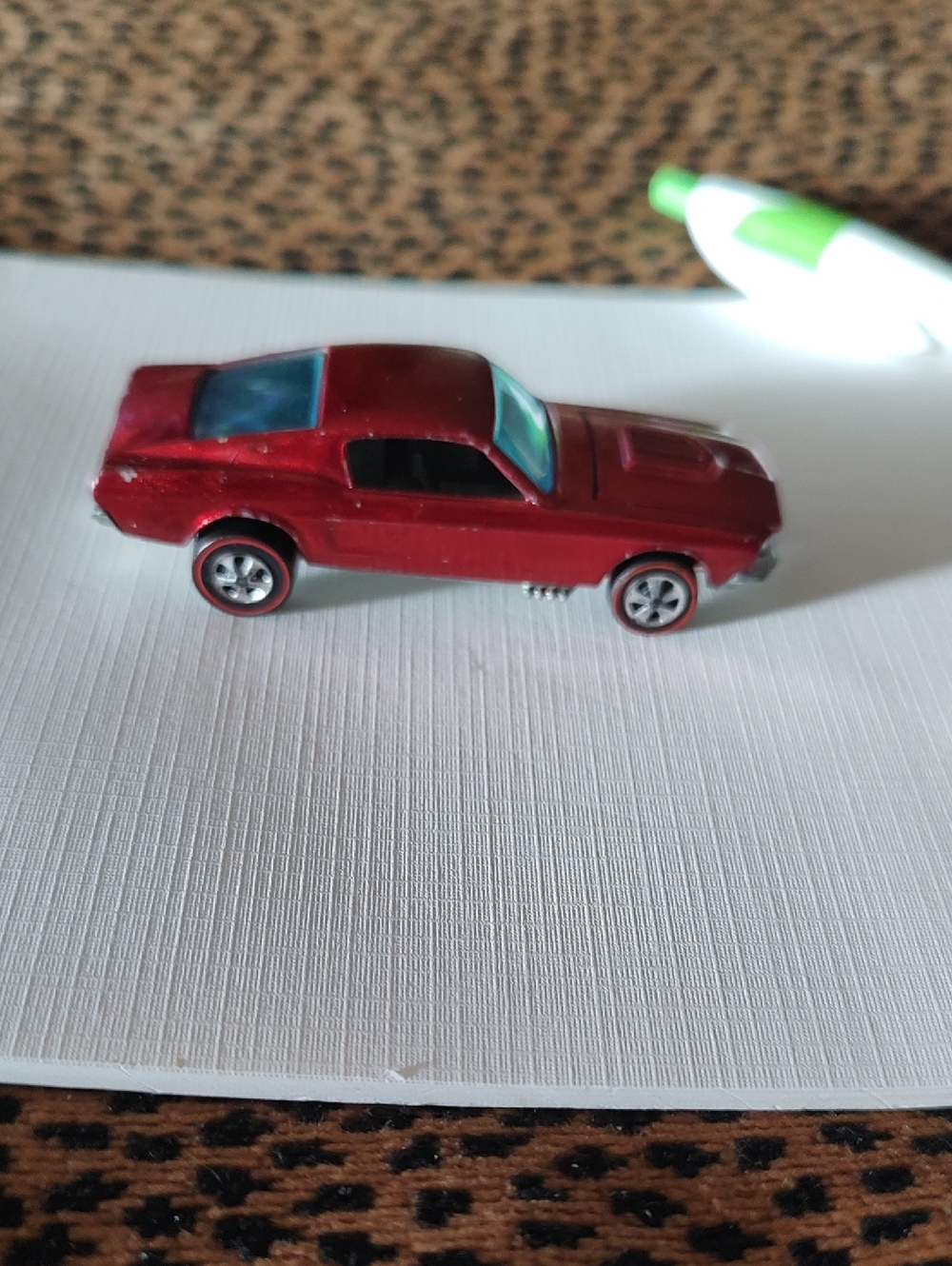 1967 Redline Hot Wheels Custom Mustang